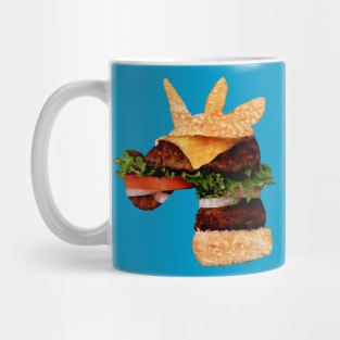 Unicorn Burger Mug